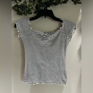 Hollister Striped Crop Top